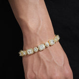 Dimitri Clustered Tennis Bracelet