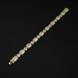 Dimitri Clustered Tennis Bracelet