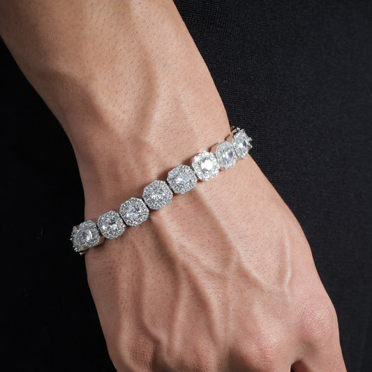 Viktor Clustered Tennis Bracelet
