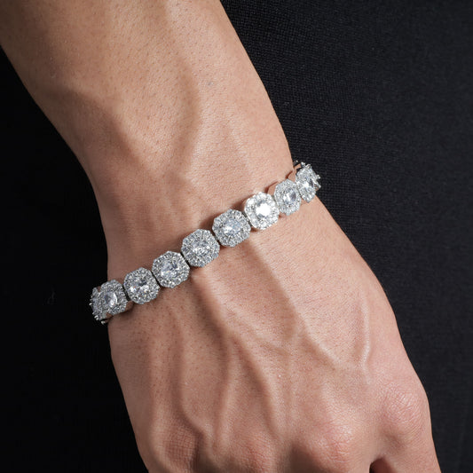 Viktor Clustered Tennis Bracelet