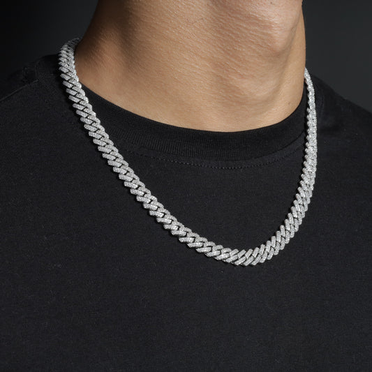 Rodrigo Diamond Cuban Silver Chain