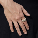 Bling Spinner Cuban Ring