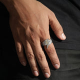 Duo-Tone Diamond Flash Ring