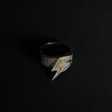 Duo-Tone Diamond Flash Ring
