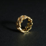 Mathias Diamond Cuban Ring