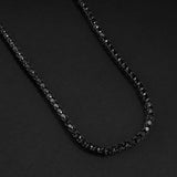 Nico Black Tennis Chain
