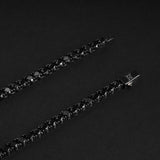 Nico Black Tennis Chain