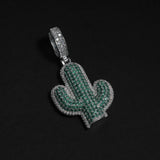 Silver Cactus Pendant