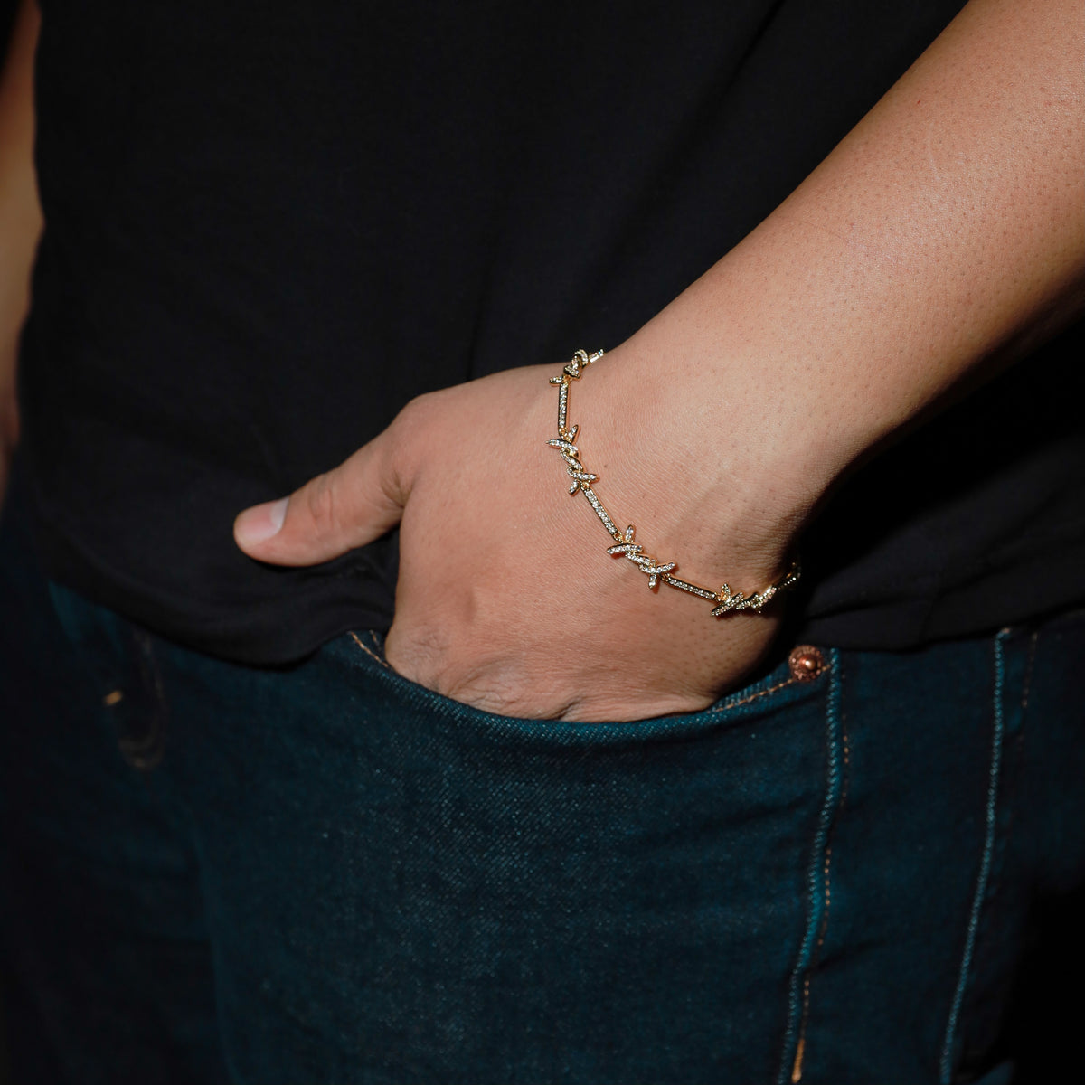 BARBED ICED BRACELET
