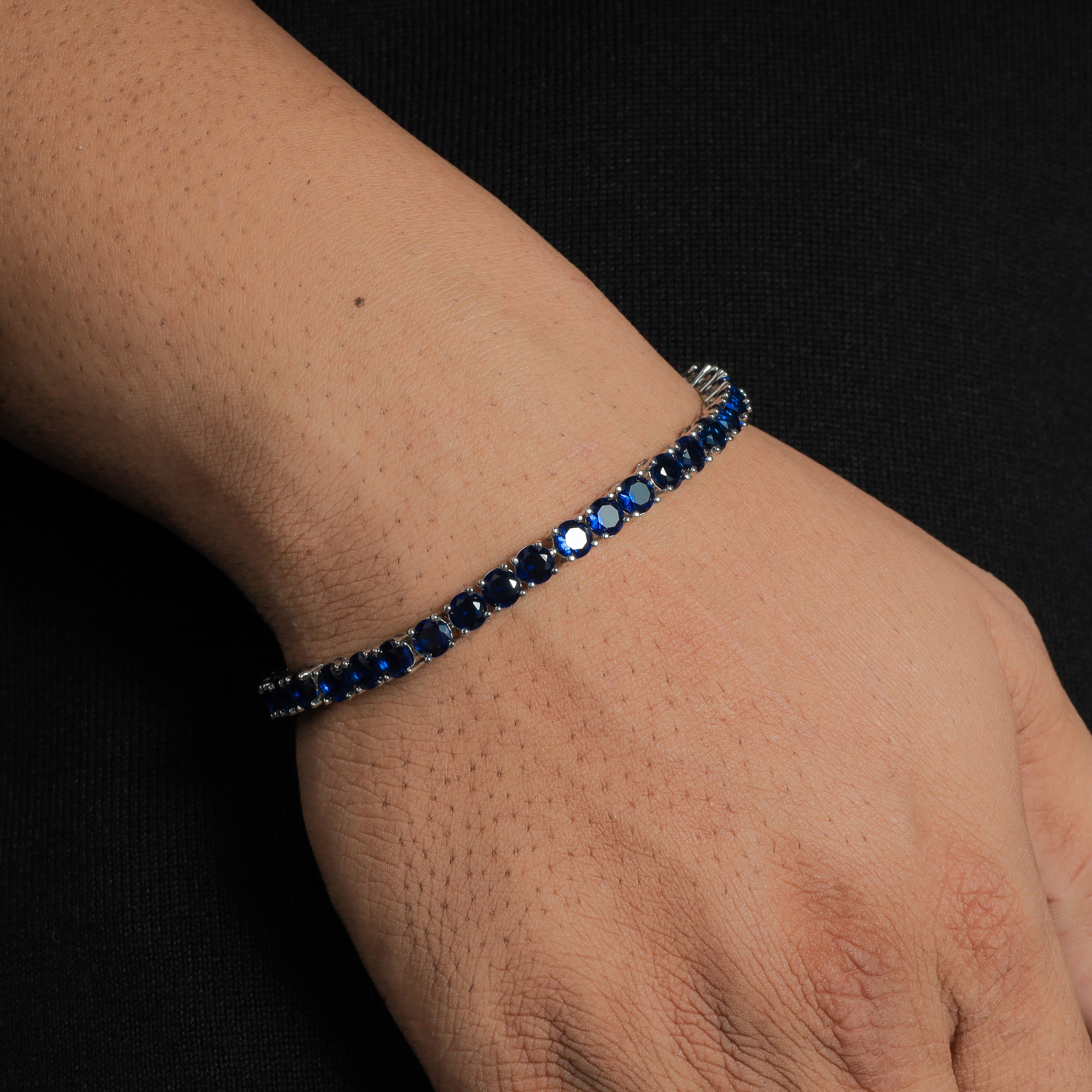 Bling Royal Blue Tennis Bracelet
