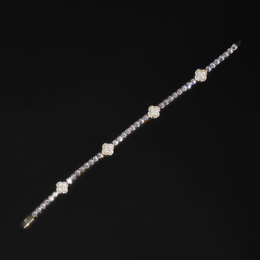 Bling Gold Motif Bracelet