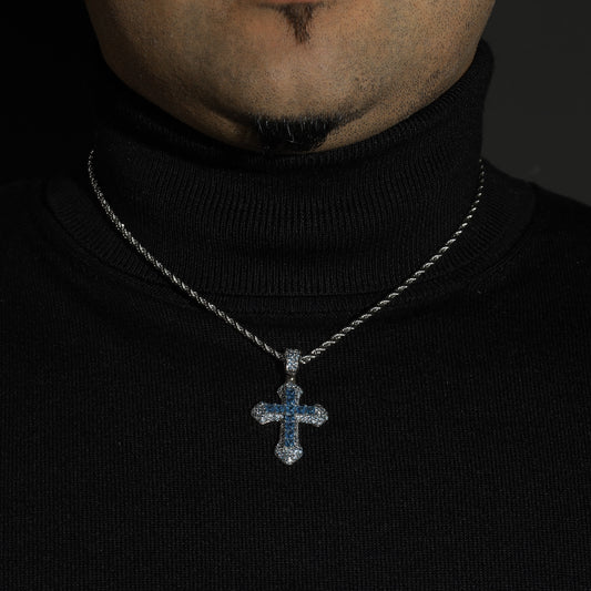 Blue Cross Pendant