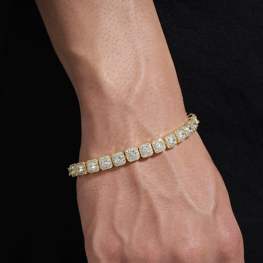 Viktor Clustered Tennis Bracelet