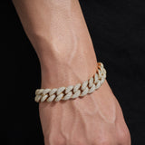 Mikhail Diamond Cuban Bracelet - 14mm