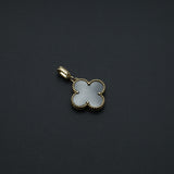 Bling Gold Clover Pendant