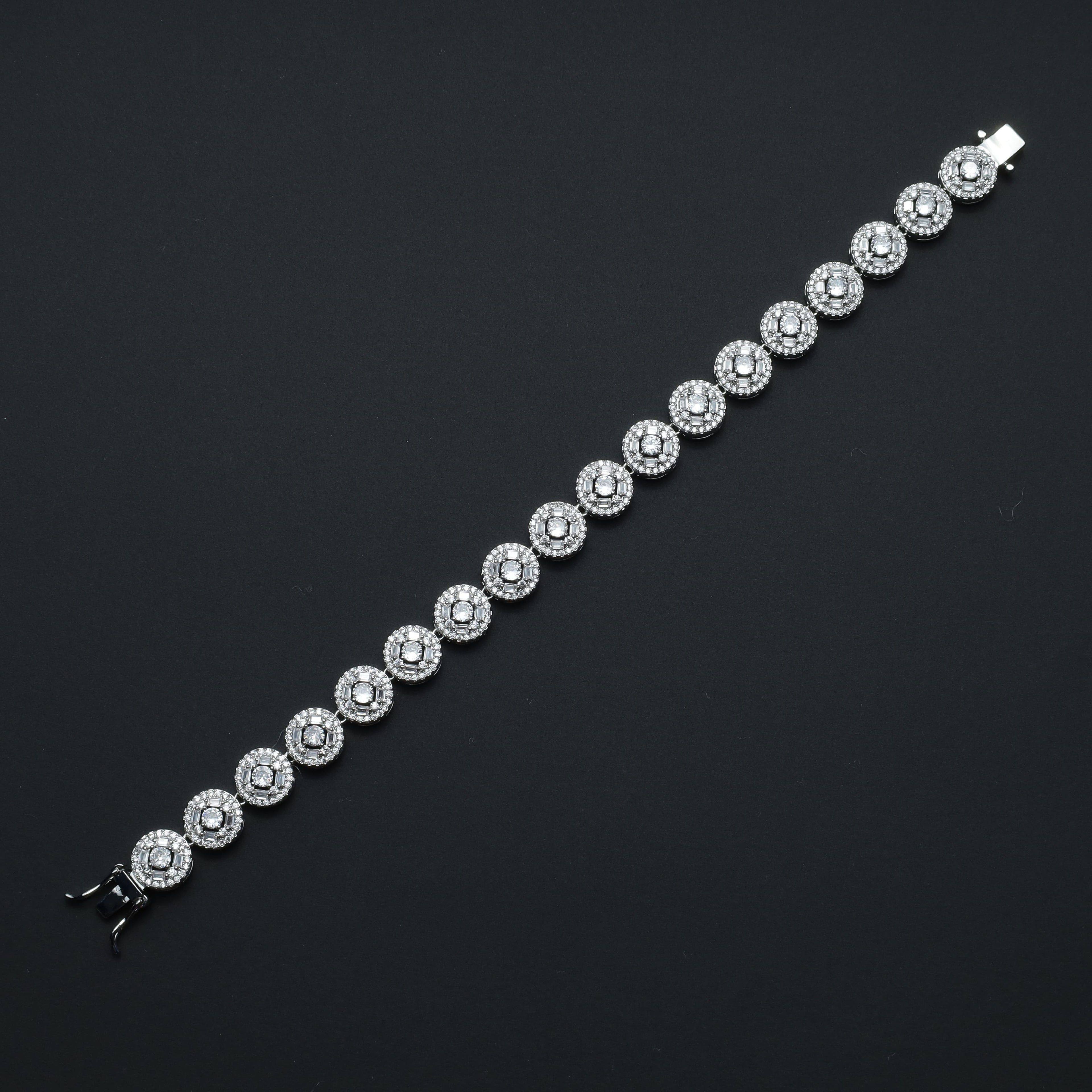 Bling Round Diamond Bracelet
