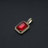 Bling Red Stone Pendant