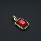 Bling Red Stone Pendant