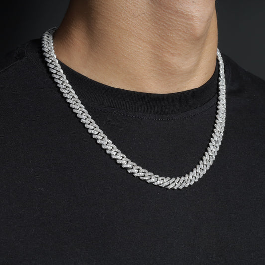 Rodrigo Diamond Cuban Silver Chain