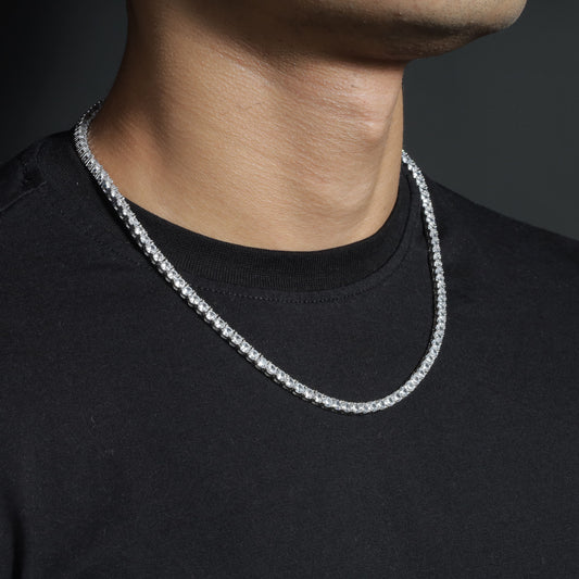 Loris Diamond Tennis Chain - 4mm