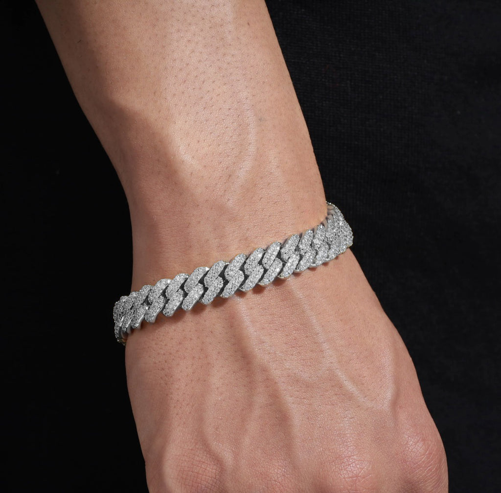Rodrigo Diamond Cuban Bracelet - 10mm