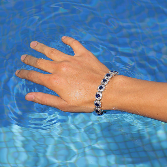 Thiago Clustered Tennis Bracelet