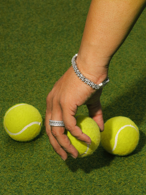 Bling Cross Bracelet