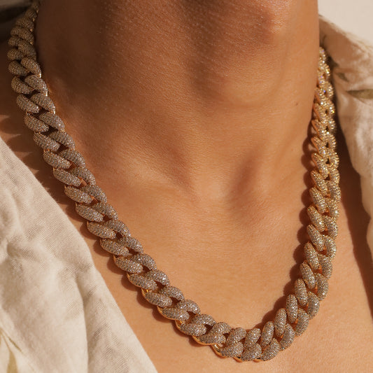 Mikhail Diamond Cuban Chain - 14mm